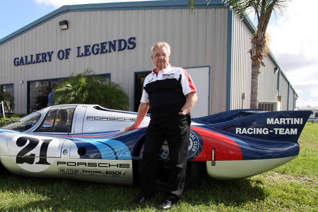 Hans Herrmann in Sebring Hall of Legends - Season 2012 - Source: Porsche AG