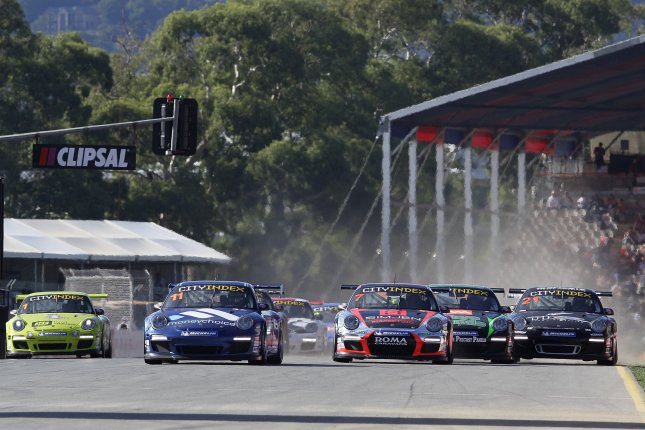 Todd Kelly of the Jack Daniel's Racing team March 03, 2012 Start Carrera Cup Australia - Season 2012 - Source: Porsche AG