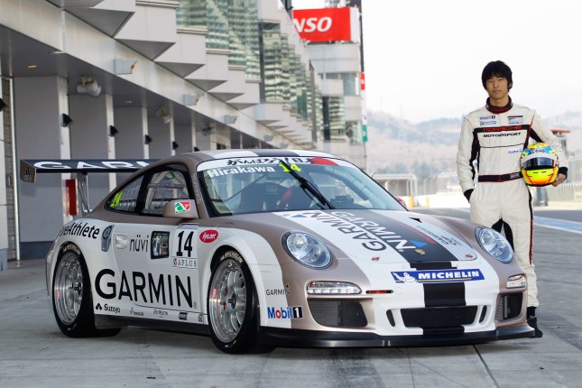 Porsche 911 GT3 Cup, Garmin Team: Ryo Hirakawa Carrera Cup Japan - Season 2012 - Source: Porsche AG
