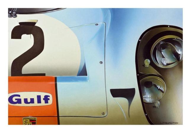 Porsche 917 K aux 12 heures de Sebring en 1971. limited edition