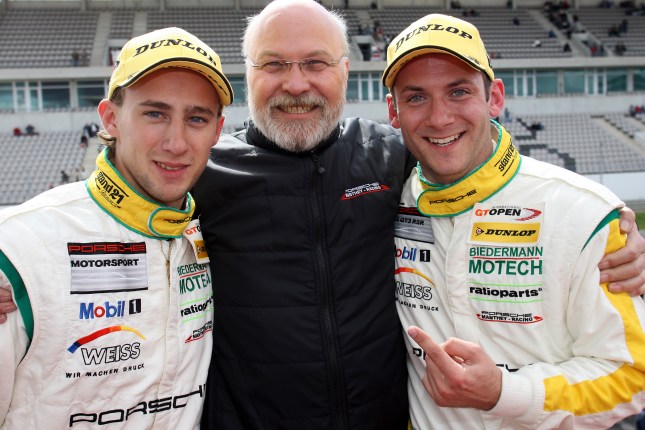 International GT Open, Barcelona, Marco Holzer (GER), Olaf Manthey (GER), Nick Tandy (GBR)