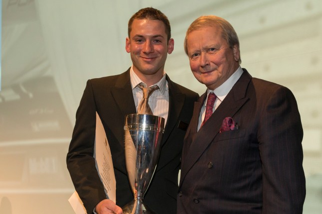 Nick Tandy Winner Porsche Cup, Dr. Wolfgang Porsche Chairman of the Supervisory Board 