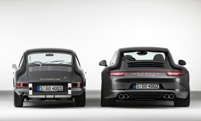 Porsche 911 Carrera 4S Coupé and Porsche 911 2.0 Coupé (Model Year 1964)