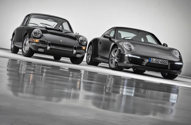 Porsche 911 Carrera 4S Coupé and Porsche 911 2.0 Coupé (Model Year 1964)