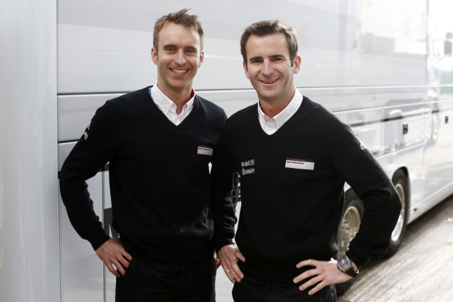 Timo Bernhard & Romain Dumas in Silverstone