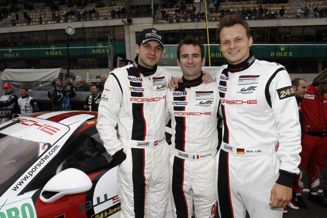 Richard Lietz, Romain Dumas, Marc Lieb, Porsche AG Team Manthey