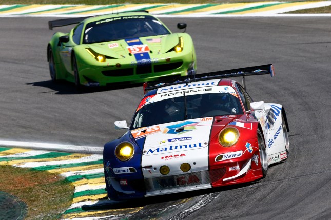 Porsche 911 GT3 RSR, IMSA Performance Matmut, Raymond Narac, Christophe Bourret, Jean-Karl Vernay