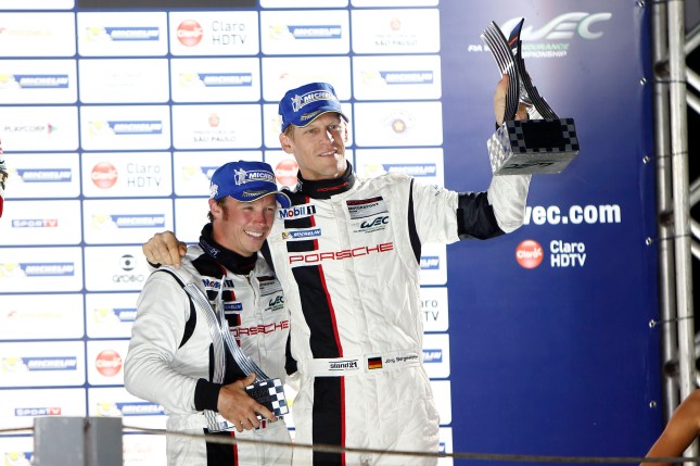 Porsche AG Team Manthey: Patrick Pilet (l), Joerg Bergmeister