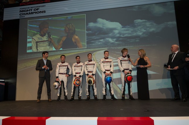 Driver squad Porsche LMP1, Mark Webber, Romain Dumas, Neel Jani, Timo Bernhard, Marc Lieb, Brendon Hartley (l-r)