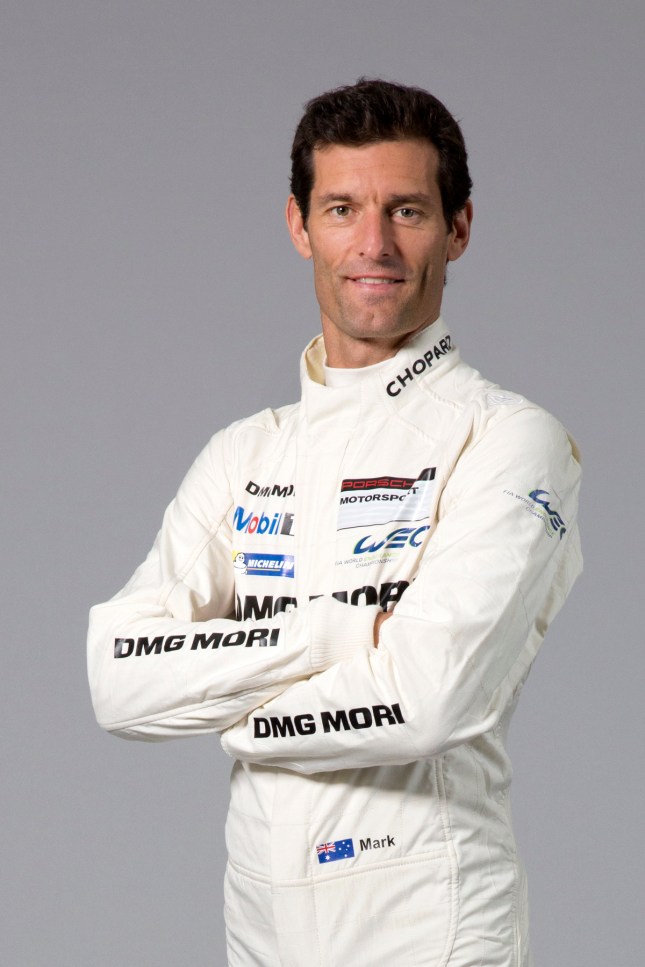 Porsche works driver Mark Webber
