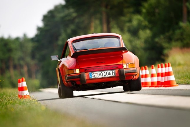 Tyre tests for classic Porsche cars: 911 Carrera G-Modell (1975)