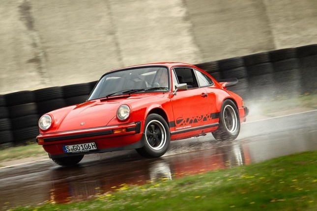 Tyre tests for classic Porsche cars: 911 Carrera G-Modell (1975)