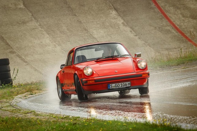 Tyre tests for classic Porsche cars: 911 Carrera G-Modell (1975)