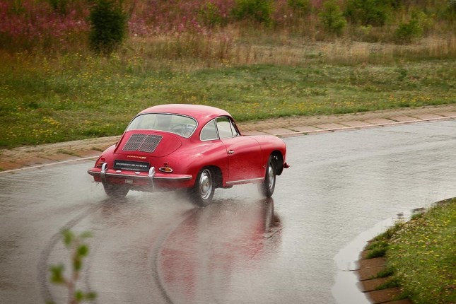 Tyre tests for classic Porsche cars: 356 B 1600 Super 90 (1963)