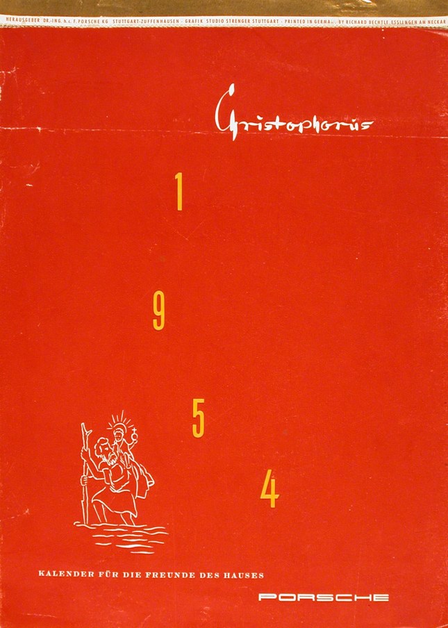 The Porsche Calendar 1954 Cover