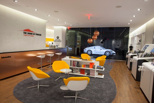 Porsche opens pop-up store with Sound Lab in New York hot spot